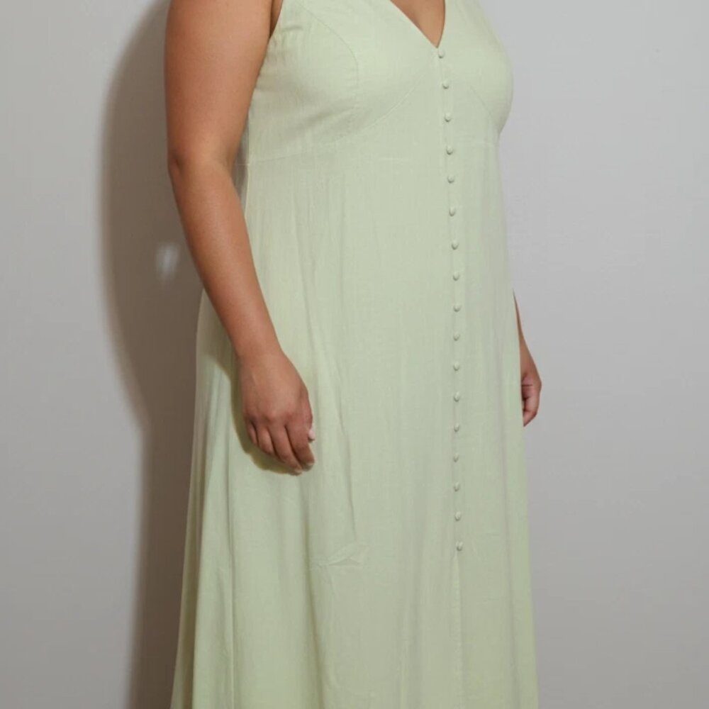 The Drop Linen Maxi Dress - Picture 2 of 11